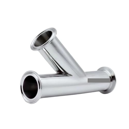 HUJWLBWF 57mm Pipe OD 2.5" Tri Clamp Oblique Y Shaped 3 Way SUS 304 Stainless Fitting HUJWLBWF 57mm Pipe OD 2.5" Tri Clamp Oblique Y Shaped 3 Way SUS 304 Stainless Fitting von HUJWLBWF