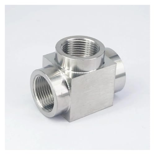 HUJWLBWF Equal 3/4" BSP Female Threaded Tee 3 Way 304 Stainless Steel Pipe Fitting Connector Adapter Max Pressure 2.5 Mpa HUJWLBWF Equal 3/4" BSP Female Threaded Tee 3 Way 304 Stainless Steel Pipe Fitting Connector Adapter Max Pressure 2.5 Mpa von HUJWLBWF
