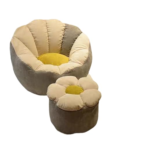 HUJZJY Moderner Sitzsack für Erwachsene, Sitzsack Couch mit Memory Foam Füllung, Wohnzimmer-Sitzsack, Geprüft für Erwachsene & Kinder, Perfekter Lounge- Oder Gaming-Stuhl von HUJZJY