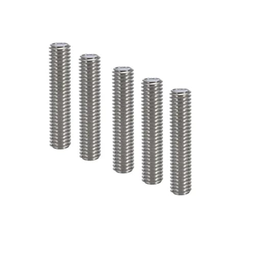 HUKILU yaoqijie 1/5 STÜCKE 3D-Drucker Mk8 Gewinde M6 Hals 30mm/40mm Edelstahl Extruderrohr 1,75mm Filament 3D-Druckerteile Lasting(M6 30 1pc) von HUKILU