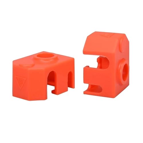 HUKILU yaoqijie V2.0 Heizblockabdeckungen Extruder-Heizblockgehäuse Silikonabdeckungssocken 3D-Druckerteile VS V5 V6 MK8 Socke Lasting(2pcs) von HUKILU