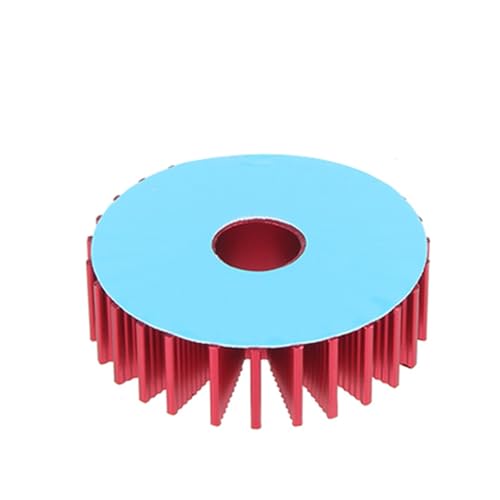 yaoqijie 1/2/5 STÜCKE 3D-Druckerteile Runder Schrittmotor-Aluminium-Kühlkörper 36 mm Wärmeableitung Kühlkühlkörper 1,0/2,4 lasting(rot,1PCS) von HUKILU