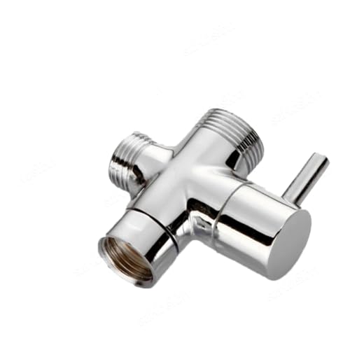 yaoqijie 1 STÜCKE Badezimmer Dusche Umschaltventil G1/2in 3 Wege-Umschaltventil T-adapter Konverter for Duschkopfanschluss Zubehör lasting(ABS) von HUKILU