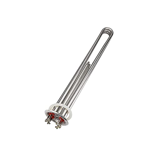 yaoqijie 12 kW 3U elektrische Warmwasserbereiter Rohr Heizelement for Wasserkessel/Heizung 304 Edelstahl 63mm Kappe 380V lasting von HUKILU