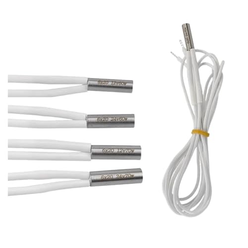 yaoqijie 24/12V 60W 70W 80W Heizpatrone 6 * 20mm 1Meter Temperatur Heizrohr V6 Hotend 3D-Druckerteile lasting(1PC 12V 60W) von HUKILU