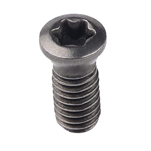 yaoqijie 50pcs / lot. M1.8 m2 m2.5 m3 m3.5 m4 m5 m6 TORX-Schraube for Carbide-Wendeeinsätze CNC Drehmaschine Werkzeug-Zubehör-Legierungstahl 12.9(M2.2 x 5) von HUKILU