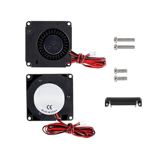 yaoqijie DC 5V 12V 24V 3D Drucker Teile 4010 Turbo Gebläse Lüfter Turbo Radial Fans Abluft fan for Ender 3 Ender 5 CR10 Computer CPU lasting(4010 Turbo Set,24V) von HUKILU