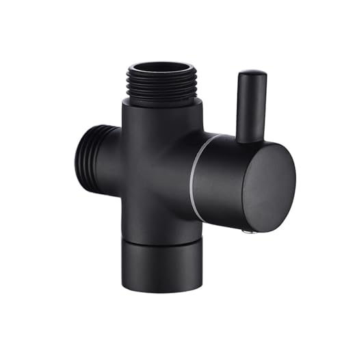 yaoqijie G1/2in 3-Wege-Duschkopf-Umschaltventil T-Adapter-Konverter Schwarz for Duschkopf-Wasserhahn Badezimmer-Zubehör lasting yaoqijie G1/2in 3-Wege-Duschkopf-Umschaltventil T-Adapter-Konverter Schwarz for Duschkopf-Wasserhahn Badezimmer-Zubehör lasting von HUKILU