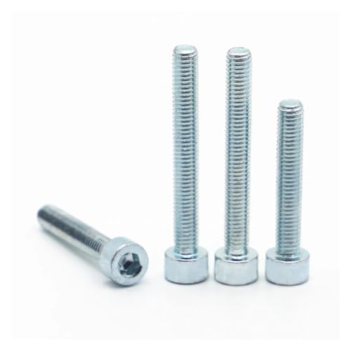 yaoqijie Innensechskantschrauben M3 M4 M5 M6 M8 M10 Inbusschraube aus verzinktem Stahl der Güteklasse 8.8 lasting(30mm,M3 10pcs) von HUKILU