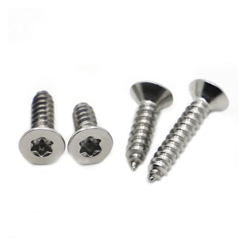yaoqijie M2.3 5–50 Stück M2.6 M3 M4 M5 M6 304 Edelstahl Flachsenkkopf-Holzschraube M2 GB2670.2 A2-70 lasting(20mm,M2.6 20pcs) von HUKILU