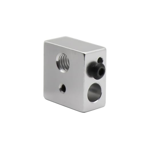 yaoqijie MK7 MK8 Aluminium Heizblock Kopf Hot End Heizblock 20 * 20 * 10 20x20x10 mm 3D Drucker A6 A8 I3 lasting(Type A,4pcs) von HUKILU