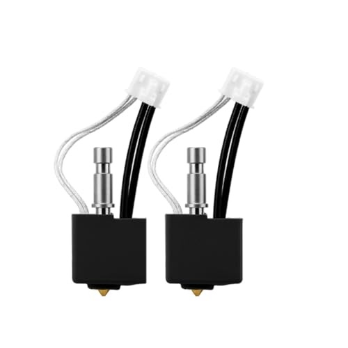 yaoqijie Original S1/S1 Combo 3D-Drucker Hotend Temperatur Heatbreak 0,4 mm Swap Messingdüse lasting(2pcs S1C Hotend) von HUKILU