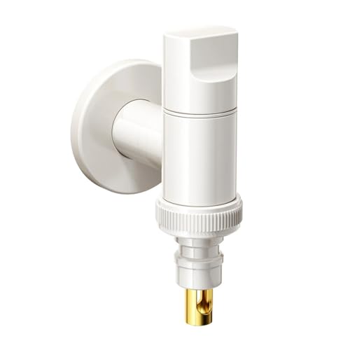 yaoqijie Weißes Eckventil Toilettenventil Automatischer Wasserstopp Waschmaschine Gartenhahn Multifunktionshahn lasting(B) von HUKILU