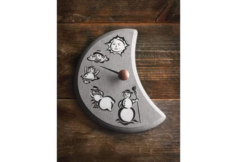 HUKKA Design Sauna-Sanduhr Hukka Design Lumiukko Thermometer aus Speckstein Saunathermometer von HUKKA Design