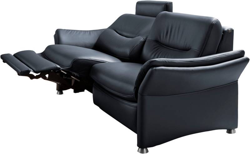 HUKLA 2,5-Sitzer HU-SF15058 Ledersofa, Breite 194 cm, aus Leder, optional Kopfstütze u. WallAway-Funktion von HUKLA