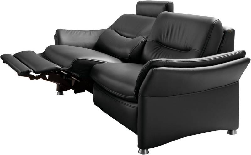 HUKLA 2,5-Sitzer HU-SF15058 Ledersofa, Breite 194 cm, aus Leder, optional Kopfstütze u. WallAway-Funktion von HUKLA