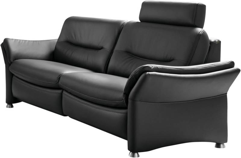 HUKLA 2,5-Sitzer HU-SF15058 Ledersofa, Breite 194 cm, aus Leder, optional Kopfstütze u. WallAway-Funktion von HUKLA