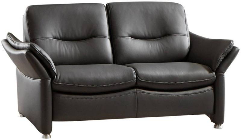HUKLA 2-Sitzer HU-SF15058 Ledersofa, Breite 164 cm, hochwertiges Glattleder, optional mit Kopfstütze von HUKLA