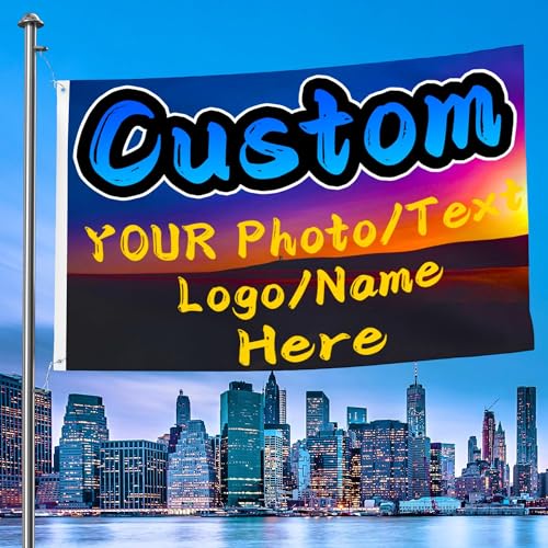 HUKQWX Personalised Flag Design Yourself Banner Print on Own Logo/Picture/Words Various Individual Decoration Flags for Indoor and Outdoor Use - doppelseitig - 2.5X4 FT HUKQWX Personalised Flag Design Yourself Banner Print on Own Logo/Picture/Words Various Individual Decoration Flags for Indoor and Outdoor Use - doppelseitig - 2.5X4 FT von HUKQWX
