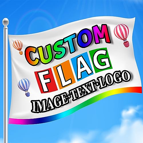 HUKQWX Personalisieren Flags, Benutzerdefiniertes Flaggenbanner, Drucken Sie Ihr eigenes Logo/Image/Text, Personalisierte Gartenflagge,Benutzerdefinierte Flaggenbanner für den - Einseitig - 2X3 FT HUKQWX Personalisieren Flags, Benutzerdefiniertes Flaggenbanner, Drucken Sie Ihr eigenes Logo/Image/Text, Personalisierte Gartenflagge,Benutzerdefinierte Flaggenbanner für den - Einseitig - 2X3 FT von HUKQWX