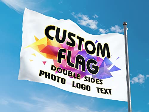 HUKQWX Personalisierte Flagge,Flagge Selbst Gestalten Hinzufügen zu Foto/Text/Logo hinzu, für die Partydekoration im Freien im Garten Schlafzimmer Geburtstagsfeier Flur Balkon - doppelseitig 5X8 FT HUKQWX Personalisierte Flagge,Flagge Selbst Gestalten Hinzufügen zu Foto/Text/Logo hinzu, für die Partydekoration im Freien im Garten Schlafzimmer Geburtstagsfeier Flur Balkon - doppelseitig 5X8 FT von HUKQWX