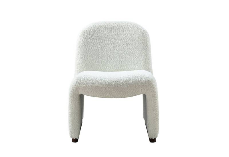 HULALA HOME Sessel moderner Loungesessel ergonomischer Polstersessel ohne Armlehnen, Gebogener Sitz, Mid-Century-Stil von HULALA HOME