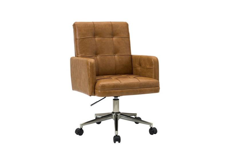 HULALA HOME Stuhl Drehstuhl Bürostuhl Computerstuhl Schminktischstuhl Schreibtischstuhl, mit drehbaren Rädern, Höhenverstellbar von HULALA HOME