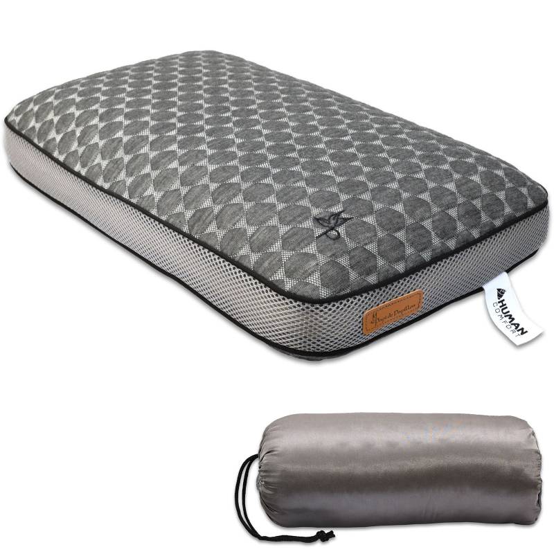 HUMAN COMFORT Kopfkissen Brive Reise Nacken Kissen Memory Schaum Bambus 50 x 30 von HUMAN COMFORT