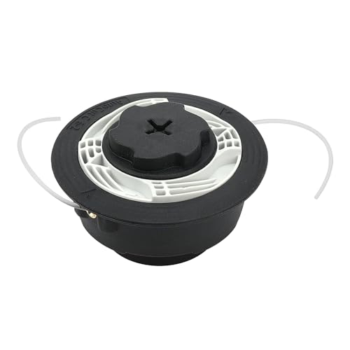 HUMAPYDU C6-2 Easy Load Trimmerkopf Bump Speed Feed Unkrautfresser Ersatz passend für Stihl FS38 FS40 FS50 FSE81 Teilenummer 4006 710 2126, Garten Rasentrimmer M8 Gewindegröße (1 Stück), schwarz, HD von HUMAPYDU