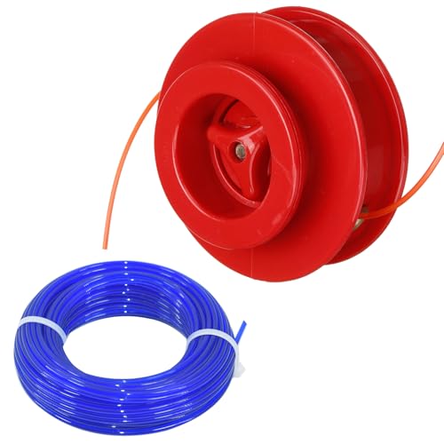 HUMAPYDU Ersatz-Unkrautfresser mit 15 m Trimmerfaden für Rasentrimmer, Rasenmäher mit geradem Schaft, Orange + 15 m HUMAPYDU Ersatz-Unkrautfresser mit 15 m Trimmerfaden für Rasentrimmer, Rasenmäher mit geradem Schaft, Orange + 15 m von HUMAPYDU