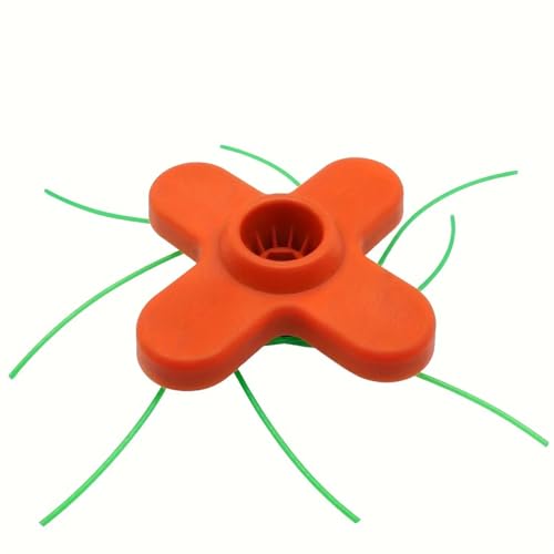 HUMAPYDU Universal 2/3/4 Linien Trimmerkopf M10 x 1,25 für Freischneideraufsatz Unkrautkopf Rasentrimmer Zubehör Rasenmäher Teile (3 Zähne) von HUMAPYDU