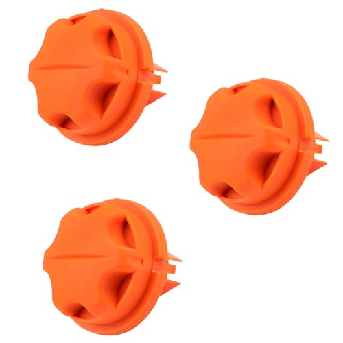 HUMAPYDU Universal-Ersatz-Trimmerspulenkopf M10 x 1,25, Linkshänder, Schnellzufuhr mit 15 m 2,4 mm Trimmerschnur, einfache Lastbefestigung (Trimmerkopfabdeckung) von HUMAPYDU