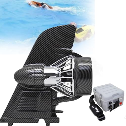Kajak-Propeller, 24 V Thruster Elektro-Surfboard, Elektro-Finne Unterwasser, Sup-Finne Wiederaufladbare Elektroflosse Stand Up Paddle Board, Jet-Surfboard-Kit FüR Longboard Surfboard Paddleboard von HUMNZR