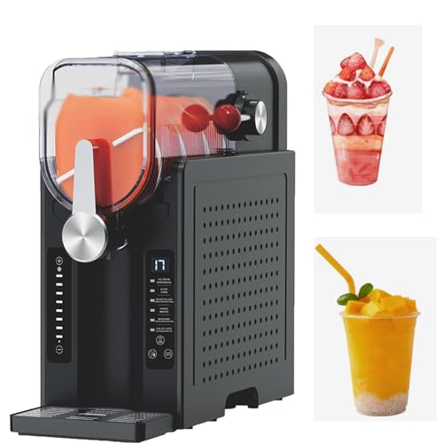 Slush-Maschine FüR Zuhause, 1,6 L Maschine FüR Gefrorene GeträNke, Granita-Maschine FüR Zuhause, One-Touch-Reservierung Und 6 Voreingestellte Programme, Kein Eis Erforderlich, Slush-Maker FüR Partys von HUMNZR