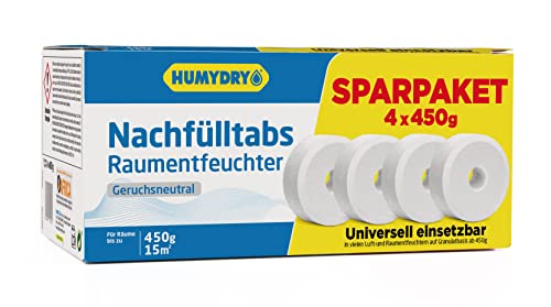 HUMYDRY® Nachfülltabs mit Loch 4x450g von HUMYDRY