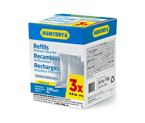 HUMYDRY USA250X3RC12 Unscented Moisture Absorber Refill, 8.8-Ounce, 3-Pack HUMYDRY USA250X3RC12 Unscented Moisture Absorber Refill, 8.8-Ounce, 3-Pack von HUMYDRY