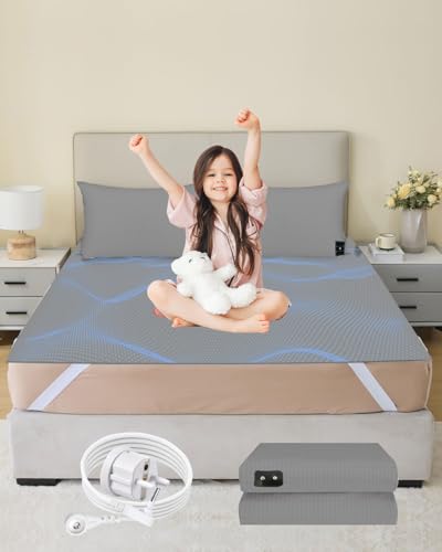 HUNAIGEE Erdungsbettlaken 200×200cm Erdungsmatte für Bett Erdungslaken Silberfase Erdungsblech mit 4.6m EU-Erdungsanschlusskabel Erdung Bettwäsche für Besseren Schlaf Grau HUNAIGEE Erdungsbettlaken 200×200cm Erdungsmatte für Bett Erdungslaken Silberfase Erdungsblech mit 4.6m EU-Erdungsanschlusskabel Erdung Bettwäsche für Besseren Schlaf Grau von HUNAIGEE