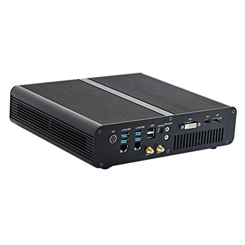 HUNSN 8K Mini PC, Gaming Computer, HTPC, Intel Core I7 7700HQ 7820HK 7820HQ, Windows 11 or Linux Ubuntu, BM23b, GeForce 3G, 2 x LAN, DVI, DP, HDMI, TypeC, Optical, 16G RAM, 128G M.2 SSD, 1TB HDD von HUNSN