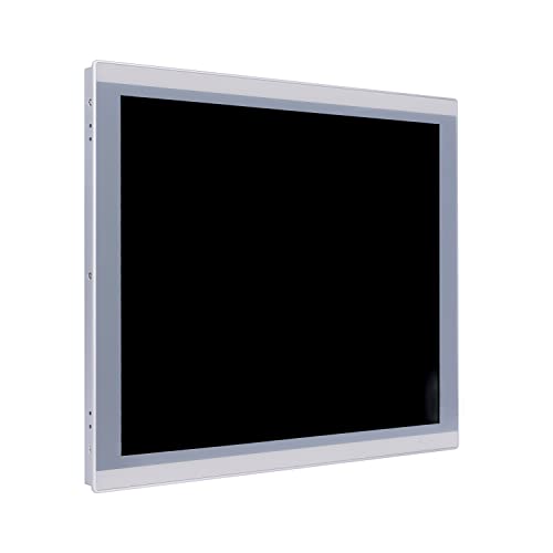 HUNSN 17 Inch TFT LED Industrial Panel PC, 10-Point Projected Capacitive Touch Screen, Intel J1900, Windows 11 Pro or Linux Ubuntu, PW27, VGA, 4 x USB, LAN, 3 x COM, 4G RAM, 64G SSD von HUNSN