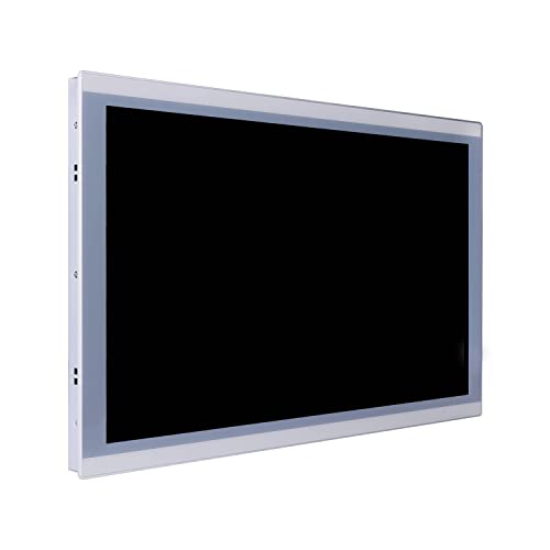 HUNSN 21.5" TFT LED IP65 Industrial Panel PC, 10-Point Projected Capacitive Touch Screen, Intel I7 8565U, Windows 11 or Linux Ubuntu, PW30, VGA, HDMI, 2 x LAN, 2 x COM, 16G RAM, 256G SSD von HUNSN