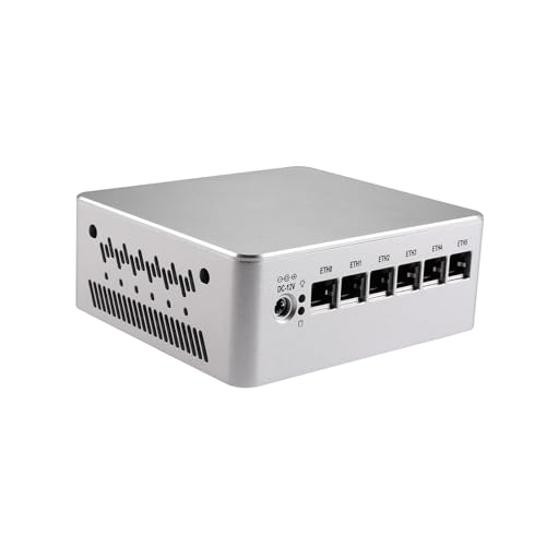 HUNSN Micro Firewall Appliance, Mini PC, PFSense, Mikrotik, OPNsense, VPN, Router PC, U300, RS54, 6 x Intel 2.5GbE LAN, DP, HDMI, Type-C, with Fan, 32G RAM, 512G SSD HUNSN Micro Firewall Appliance, Mini PC, PFSense, Mikrotik, OPNsense, VPN, Router PC, U300, RS54, 6 x Intel 2.5GbE LAN, DP, HDMI, Type-C, with Fan, 32G RAM, 512G SSD von HUNSN