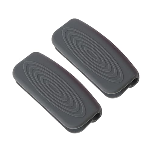 HUNYA 1 Paar Silikon Topflappen Griffhalter Handclip Haltbarer Topfgriff Hitzeschutz Topfgriff Hitzeschutz Klemmgriffen Silikon Schutz Für Topfgriffe Silikongriffe Für Töpfe von HUNYA