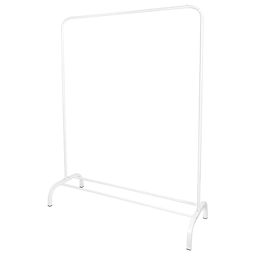 HUOLE Kleiderständer Freistehender Kleiderbügel Doppelruten Multifunktionale Schlafzimmer Kleiderständer, Doppelschicht, 40 * 110 * 150 cm-bianco von HUOLE