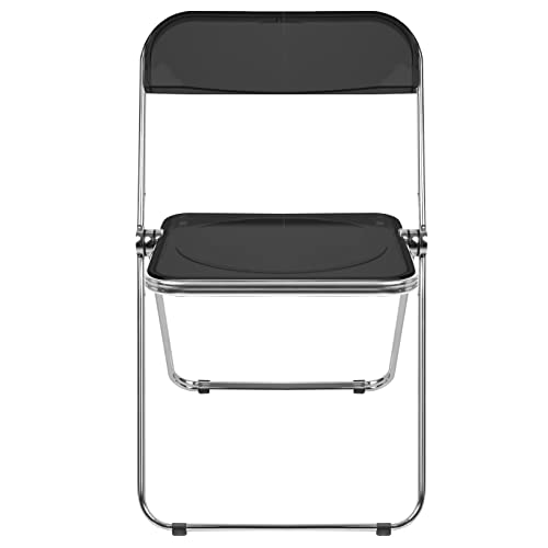 Klappstuhl, faltbarer Esszimmerstuhl, Klappstühle für den Innenbereich, bequemer Klappstuhl, Besucherstuhl für Küche, Büro, Outdoor, Garten, 46 x 46 x 75 cm, 1 Stück von HUOLE