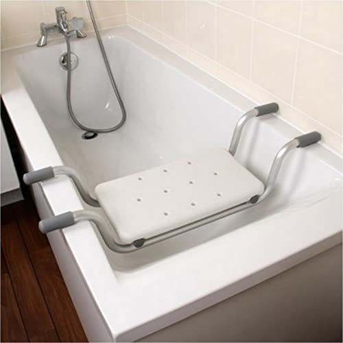 Wannensitz - Duschstuhl - Badewannenstuhl - Duschhocker mit Rückenlehne - Badsitze mit Modellauswahl (73-83 * 22 * 18cm) von HUOLE