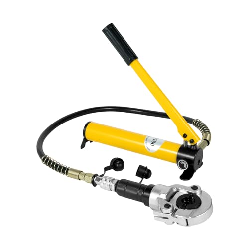 HUOMMGS 6 T Hydraulische Crimpzange Hydraulische Presszange 16-185 mm² Manuelle Hydraulikzange Professionell Kabelschuhzange Upgraded Presszange mit 4 TH-Förmigen Matrizen und 5 V-Förmigen Matrizen HUOMMGS 6 T Hydraulische Crimpzange Hydraulische Presszange 16-185 mm² Manuelle Hydraulikzange Professionell Kabelschuhzange Upgraded Presszange mit 4 TH-Förmigen Matrizen und 5 V-Förmigen Matrizen von HUOMMGS