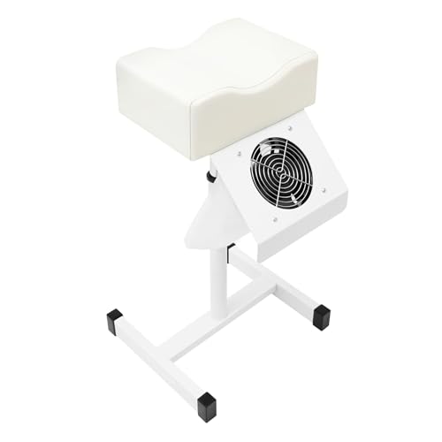 HUOMMGS Fußpflegestuhl mit Absaugung Mobile Pediküre Stuhl 48-68cm Höhenverstellbarer Fußpflegegerät 31 x 28cm Nagelstuhl mit Staubauffangbeutel Beinauflagestuhl für Spa Massage, Nagel Salon (Weiß) HUOMMGS Fußpflegestuhl mit Absaugung Mobile Pediküre Stuhl 48-68cm Höhenverstellbarer Fußpflegegerät 31 x 28cm Nagelstuhl mit Staubauffangbeutel Beinauflagestuhl für Spa Massage, Nagel Salon (Weiß) von HUOMMGS