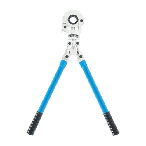 HUOMMGS PEX Crimpzange Kohlenstoffstahl Rohrpresszange Professionalität Kupferrohr Presszange Multifunktional Fittingpresszange Upgraded Verbundrohrpresszange 360° Blau Crimpwerkzeug mit 9 Formen HUOMMGS PEX Crimpzange Kohlenstoffstahl Rohrpresszange Professionalität Kupferrohr Presszange Multifunktional Fittingpresszange Upgraded Verbundrohrpresszange 360° Blau Crimpwerkzeug mit 9 Formen von HUOMMGS