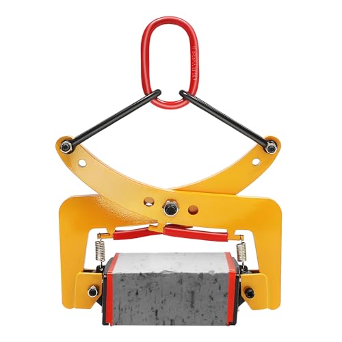 HUOMMGS PalettenzieherKlemme 325KG Versetzzange Verstellbare Öffnung 8-30cm Bordsteinzange Upgraded Randsteinheber Professionell Steinzange Gelb Hebeklemme Pflasterträger mit Rutschfeste Polster HUOMMGS PalettenzieherKlemme 325KG Versetzzange Verstellbare Öffnung 8-30cm Bordsteinzange Upgraded Randsteinheber Professionell Steinzange Gelb Hebeklemme Pflasterträger mit Rutschfeste Polster von HUOMMGS