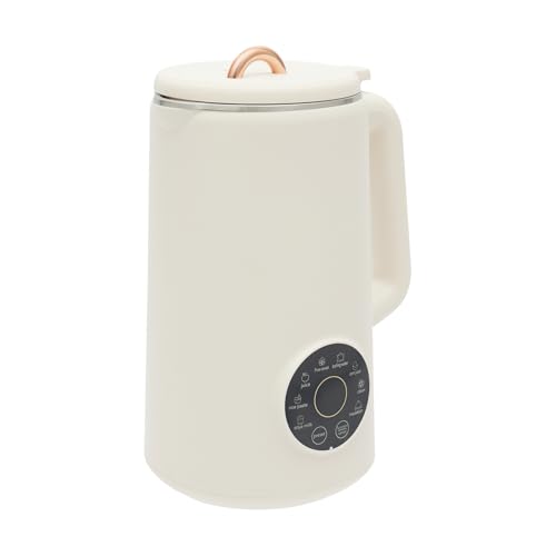 HUOMMGS Sojamilch Maschine 1000ml Hafermilch Maschine Multifunktional Pflanzenmilchbereiter mit Selbstreinigend, 12 Std Warmhalten/Verzögerungsstart 304 Edelstahl Sojamilchmaschine für Saft von HUOMMGS